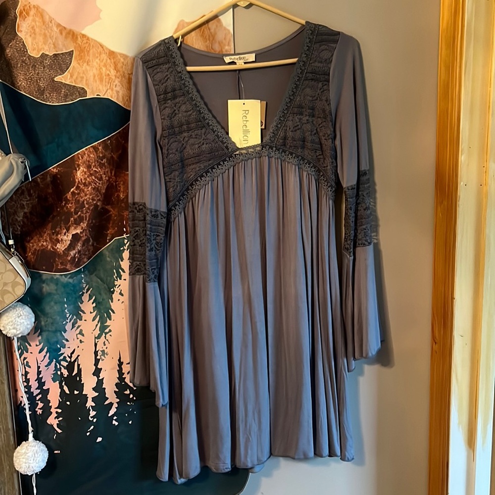 Women's Rebellion Long Sleeve Dress